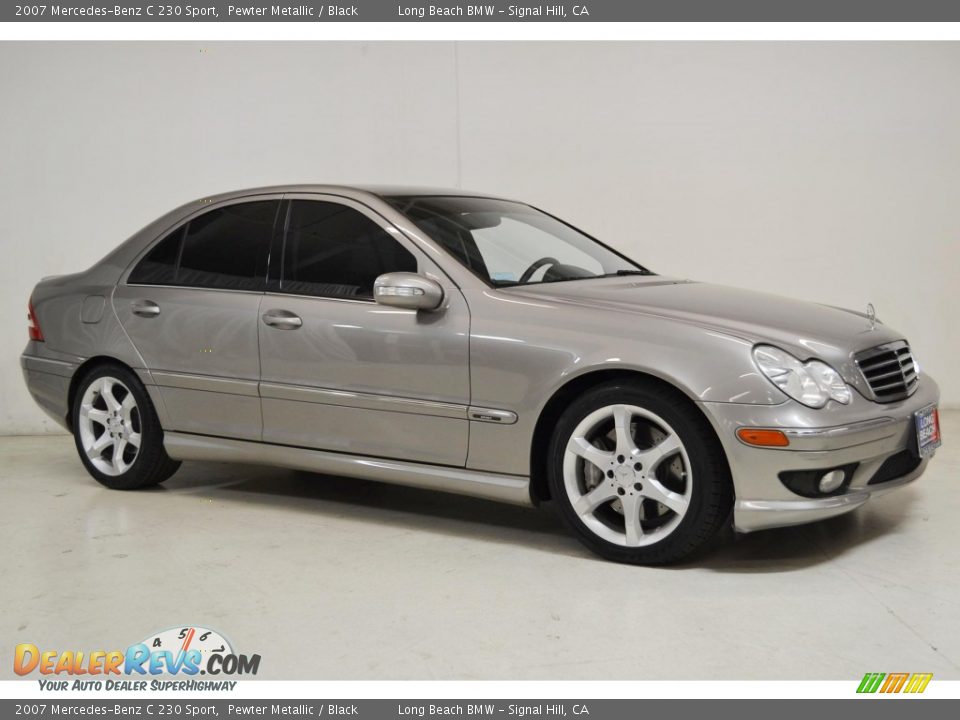 2007 Mercedes-Benz C 230 Sport Pewter Metallic / Black Photo #2