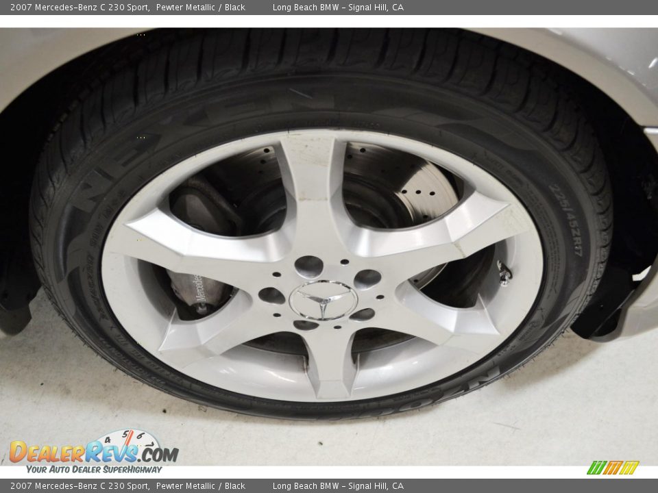 2007 Mercedes-Benz C 230 Sport Pewter Metallic / Black Photo #3