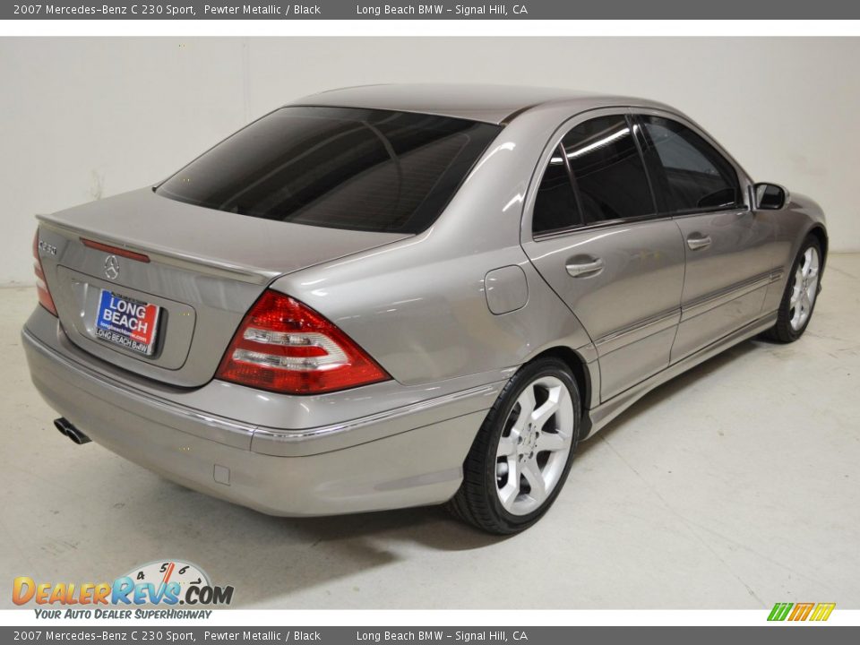2007 Mercedes-Benz C 230 Sport Pewter Metallic / Black Photo #5