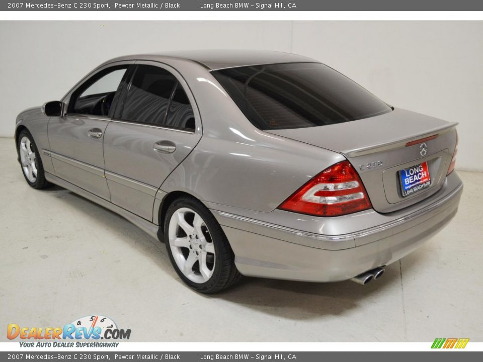 2007 Mercedes-Benz C 230 Sport Pewter Metallic / Black Photo #6