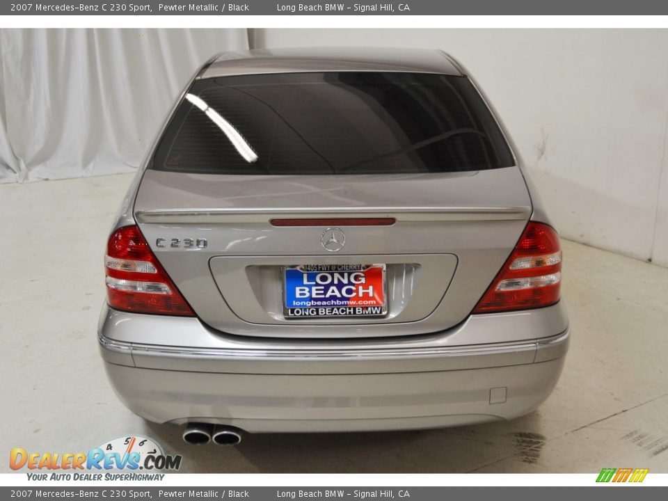 2007 Mercedes-Benz C 230 Sport Pewter Metallic / Black Photo #7