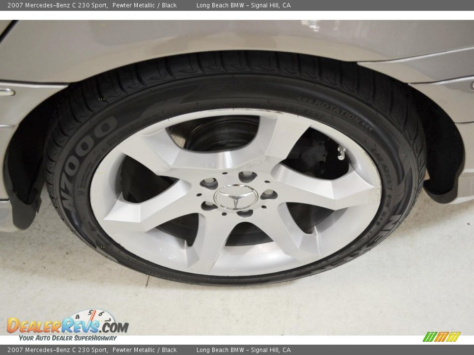 2007 Mercedes-Benz C 230 Sport Pewter Metallic / Black Photo #8