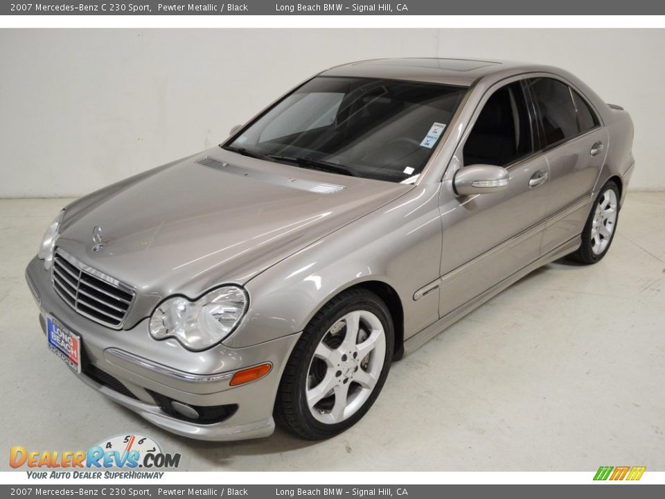 2007 Mercedes-Benz C 230 Sport Pewter Metallic / Black Photo #9