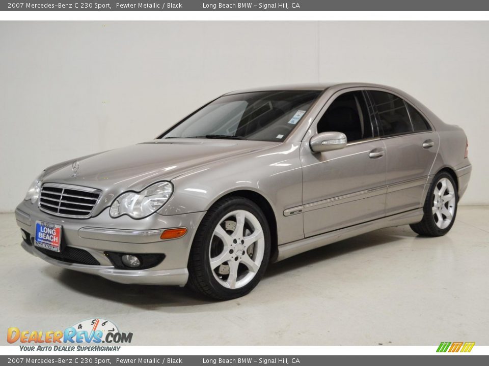 2007 Mercedes-Benz C 230 Sport Pewter Metallic / Black Photo #10
