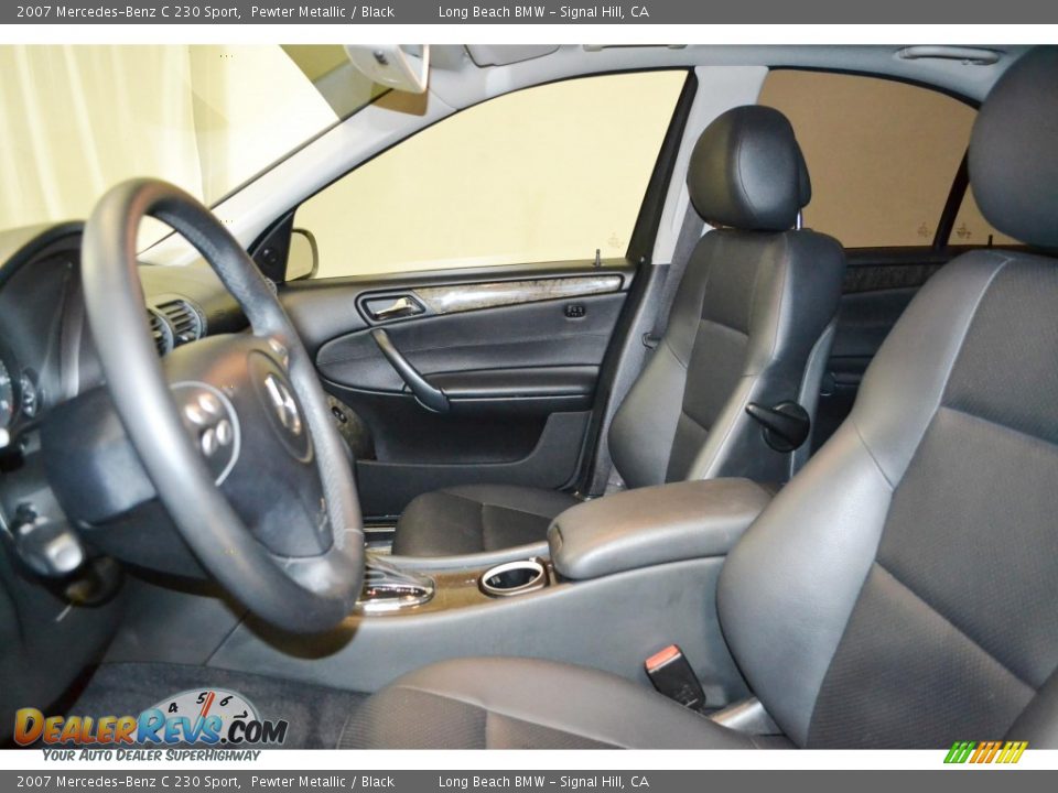 2007 Mercedes-Benz C 230 Sport Pewter Metallic / Black Photo #13