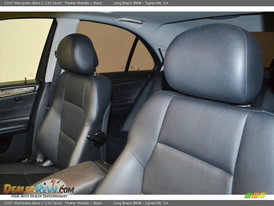 2007 Mercedes-Benz C 230 Sport Pewter Metallic / Black Photo #14
