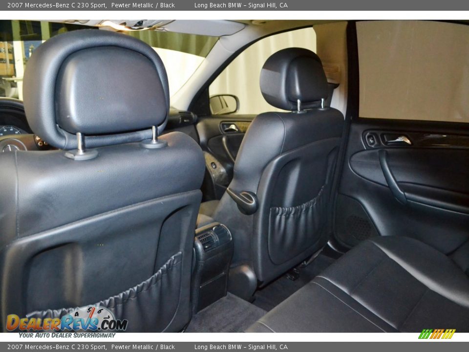 2007 Mercedes-Benz C 230 Sport Pewter Metallic / Black Photo #15