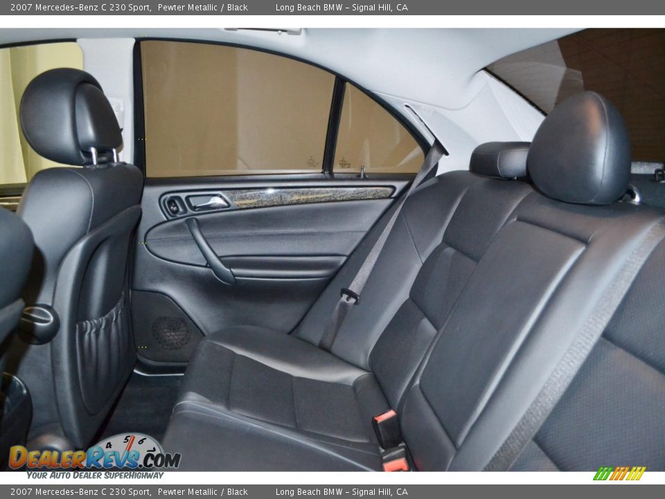 2007 Mercedes-Benz C 230 Sport Pewter Metallic / Black Photo #16