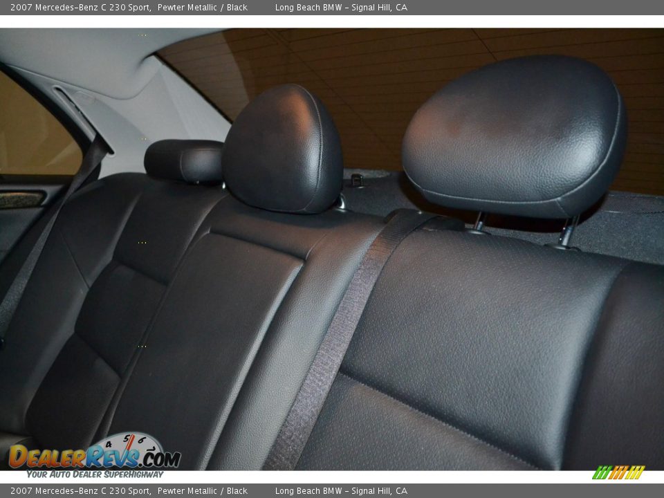 2007 Mercedes-Benz C 230 Sport Pewter Metallic / Black Photo #17