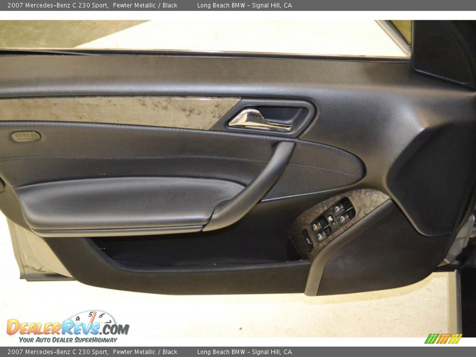 2007 Mercedes-Benz C 230 Sport Pewter Metallic / Black Photo #18