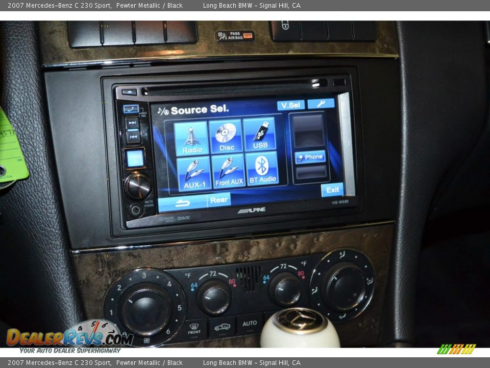 2007 Mercedes-Benz C 230 Sport Pewter Metallic / Black Photo #22