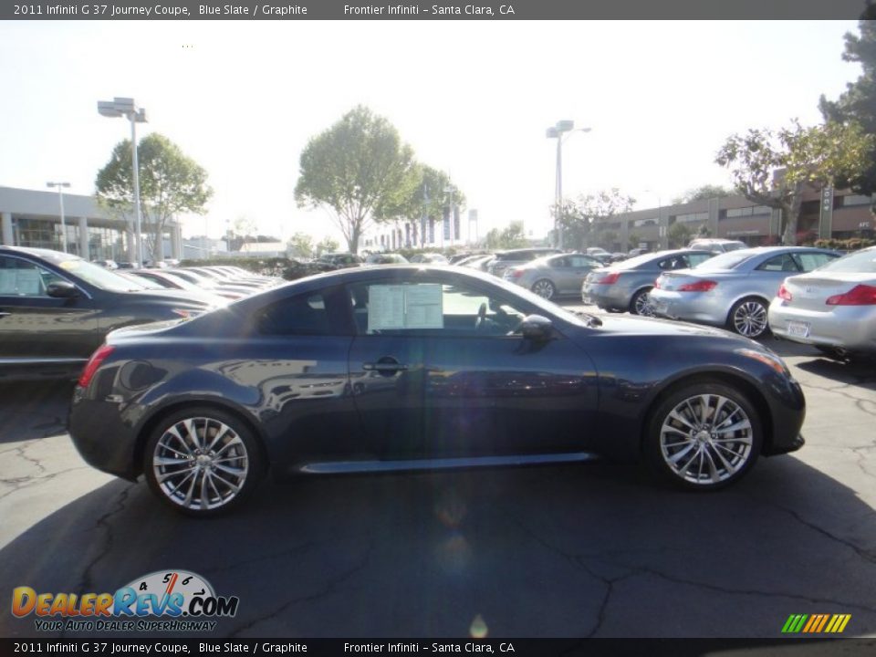 2011 Infiniti G 37 Journey Coupe Blue Slate / Graphite Photo #5