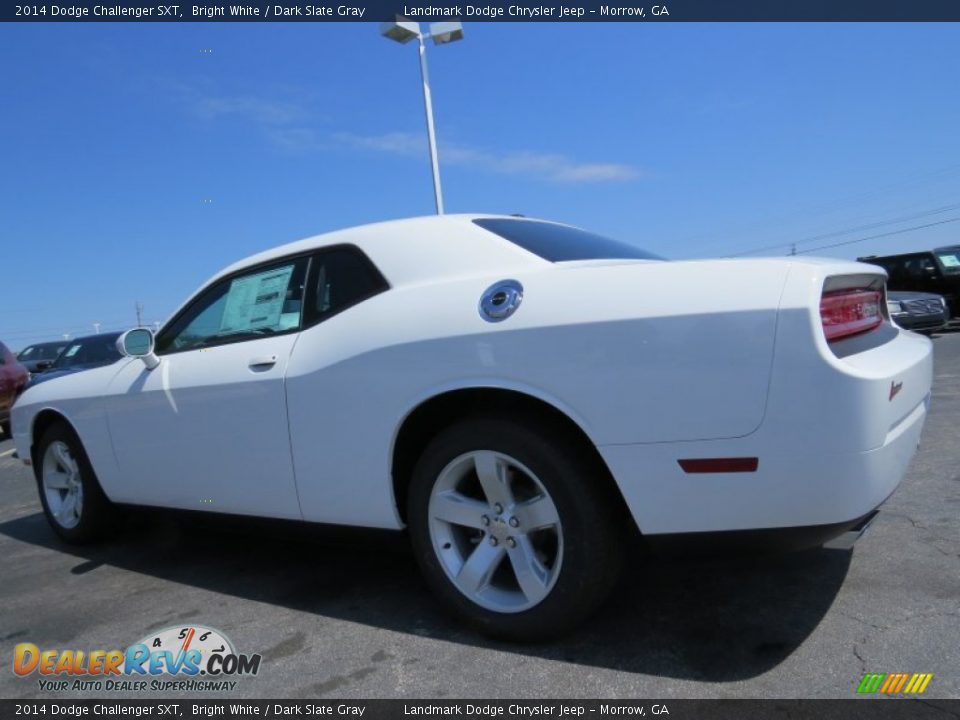 2014 Dodge Challenger SXT Bright White / Dark Slate Gray Photo #2