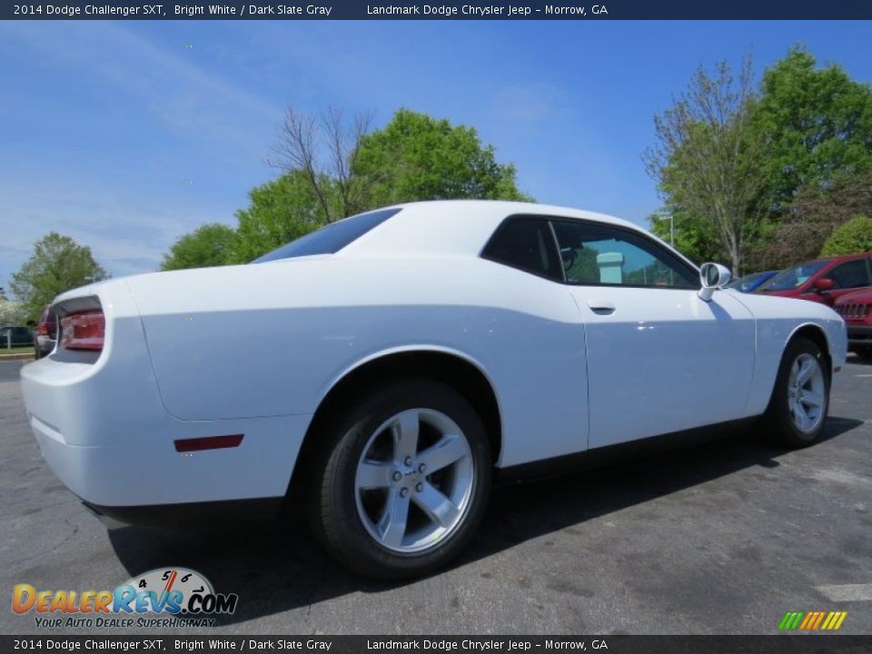 2014 Dodge Challenger SXT Bright White / Dark Slate Gray Photo #3