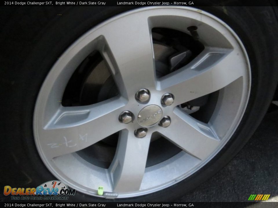 2014 Dodge Challenger SXT Bright White / Dark Slate Gray Photo #5