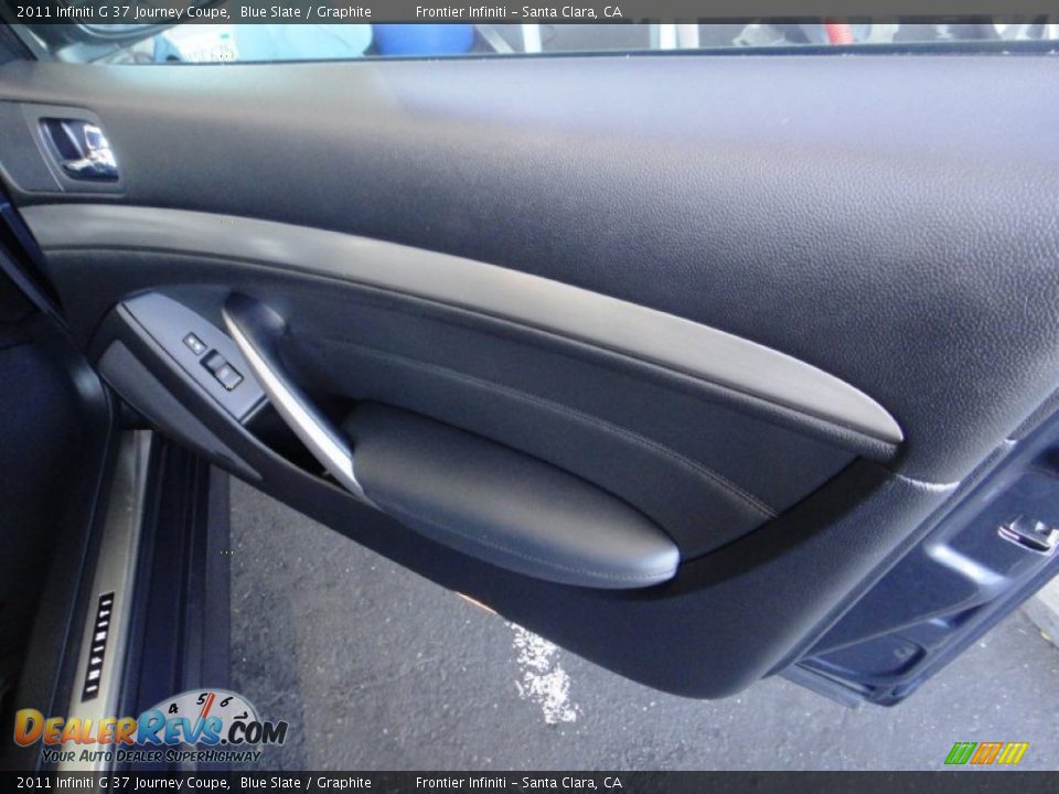 2011 Infiniti G 37 Journey Coupe Blue Slate / Graphite Photo #26
