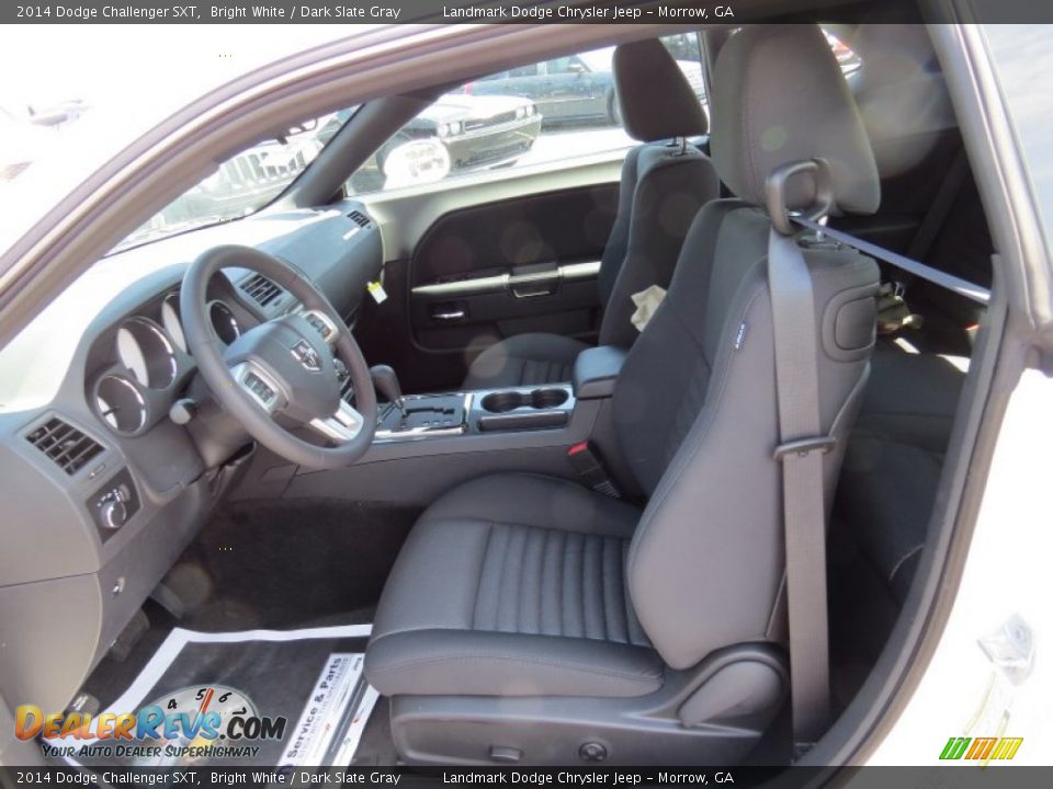 2014 Dodge Challenger SXT Bright White / Dark Slate Gray Photo #6