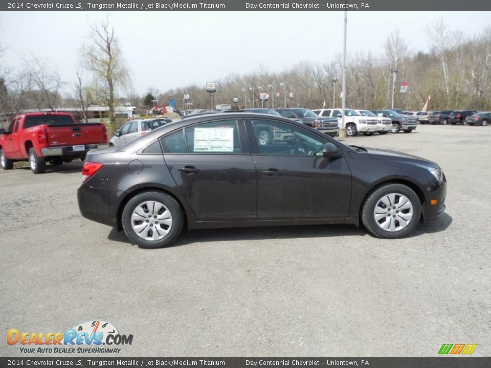 2014 Chevrolet Cruze LS Tungsten Metallic / Jet Black/Medium Titanium Photo #7