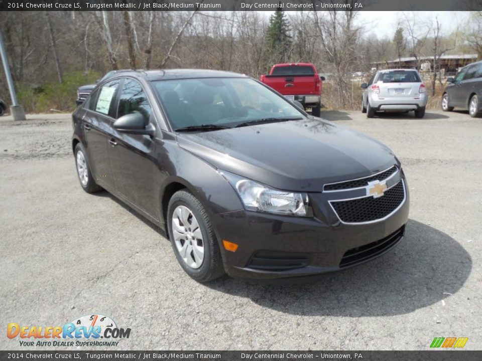 2014 Chevrolet Cruze LS Tungsten Metallic / Jet Black/Medium Titanium Photo #8