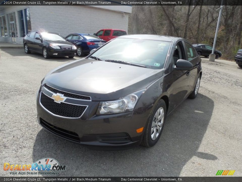 2014 Chevrolet Cruze LS Tungsten Metallic / Jet Black/Medium Titanium Photo #10