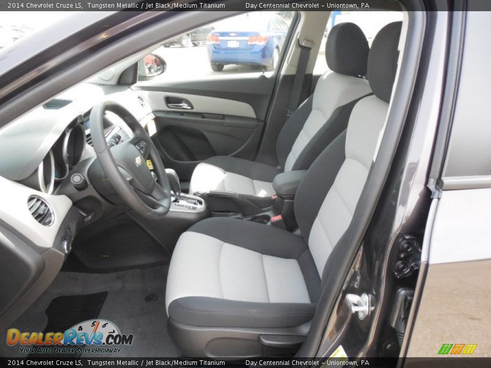 2014 Chevrolet Cruze LS Tungsten Metallic / Jet Black/Medium Titanium Photo #12