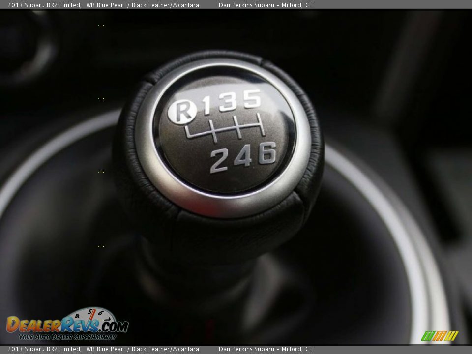 2013 Subaru BRZ Limited WR Blue Pearl / Black Leather/Alcantara Photo #13