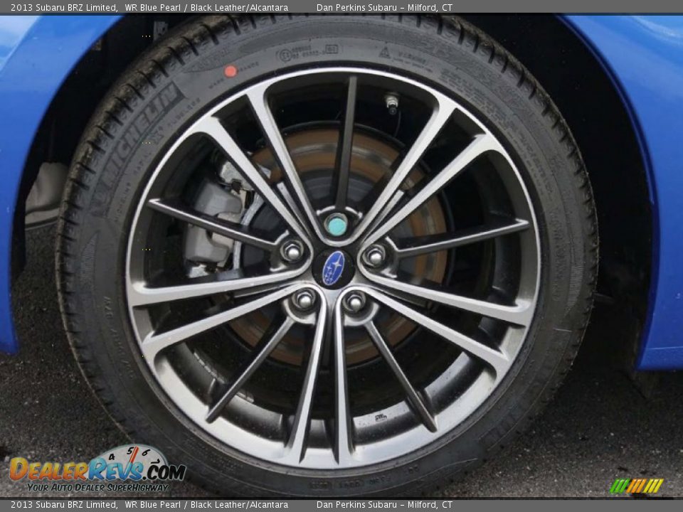 2013 Subaru BRZ Limited WR Blue Pearl / Black Leather/Alcantara Photo #20