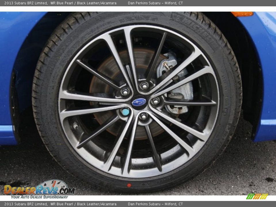 2013 Subaru BRZ Limited WR Blue Pearl / Black Leather/Alcantara Photo #21