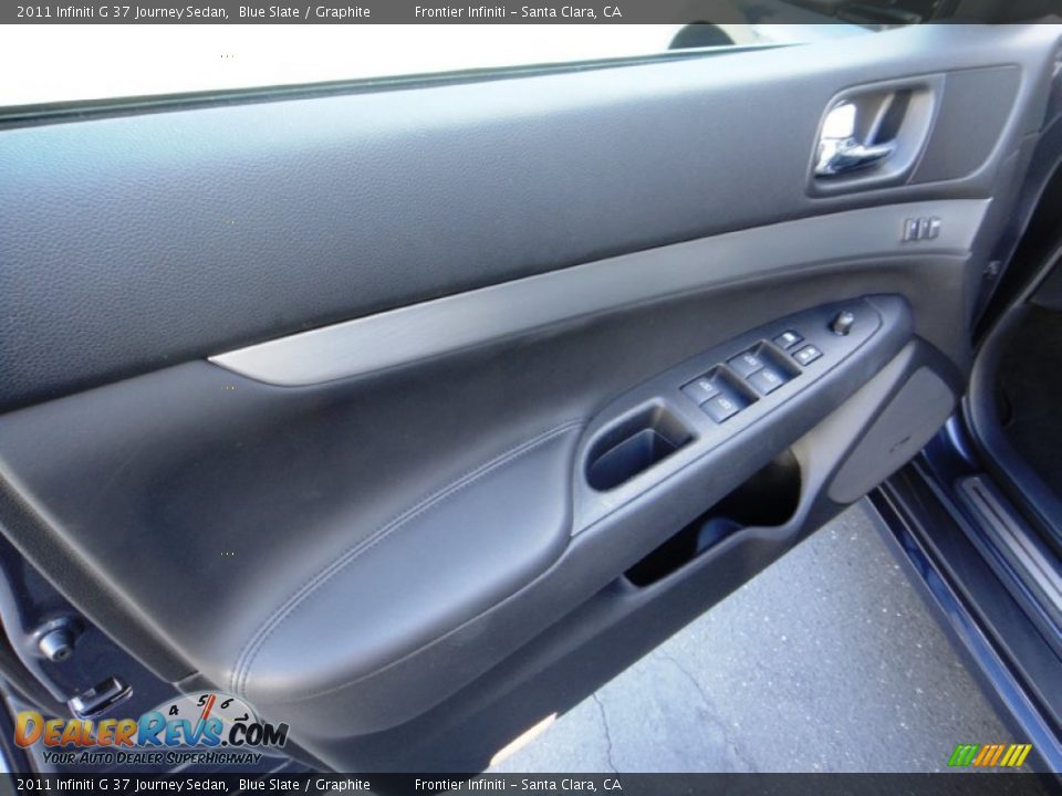2011 Infiniti G 37 Journey Sedan Blue Slate / Graphite Photo #16