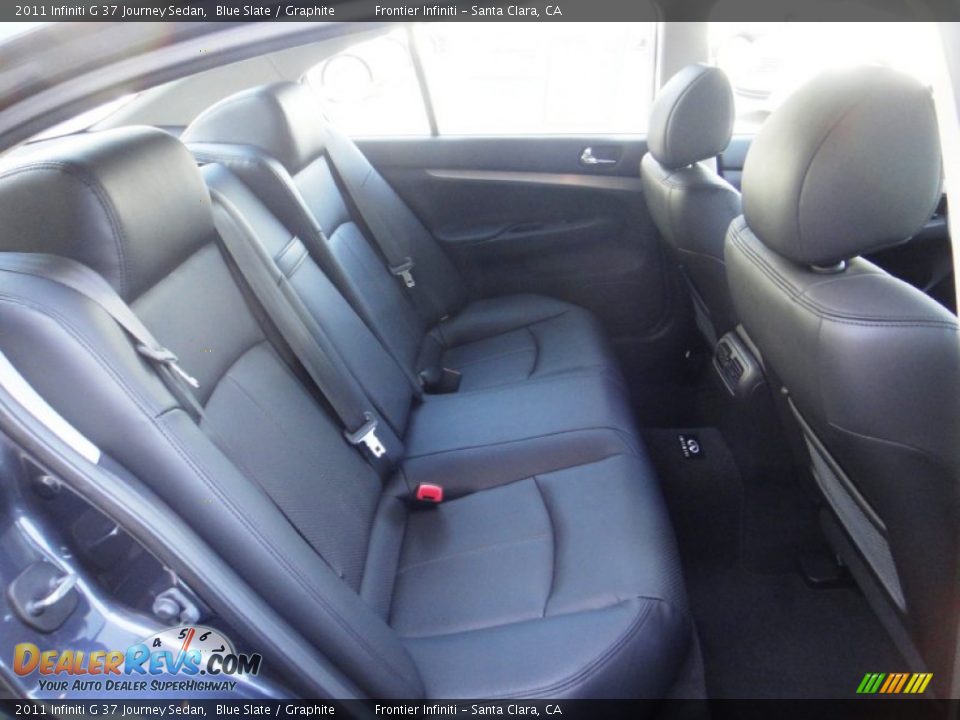 2011 Infiniti G 37 Journey Sedan Blue Slate / Graphite Photo #22