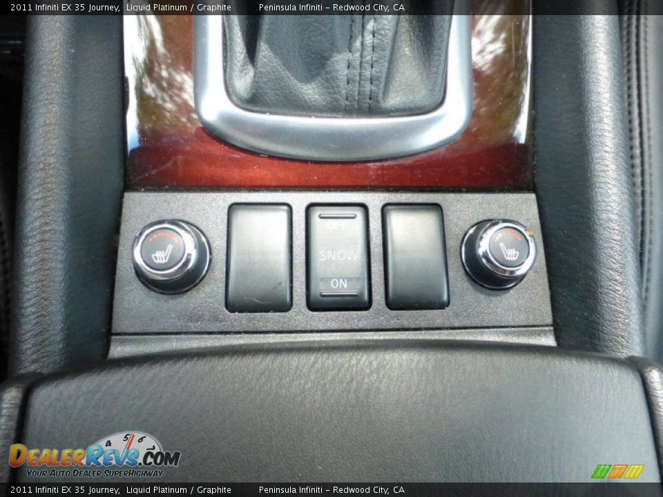 2011 Infiniti EX 35 Journey Liquid Platinum / Graphite Photo #29