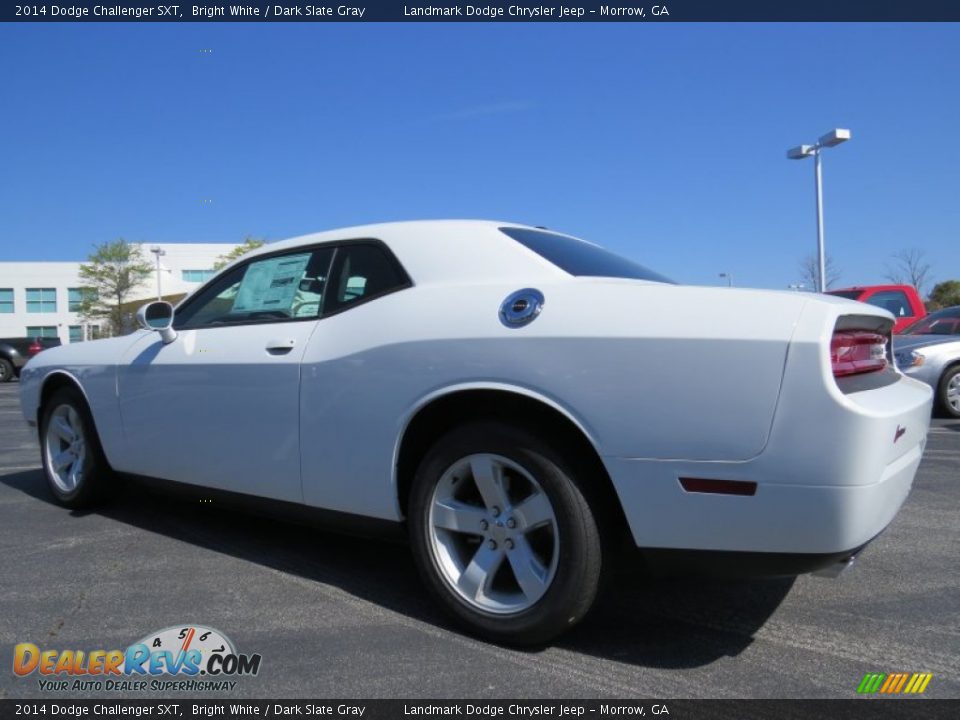 2014 Dodge Challenger SXT Bright White / Dark Slate Gray Photo #2
