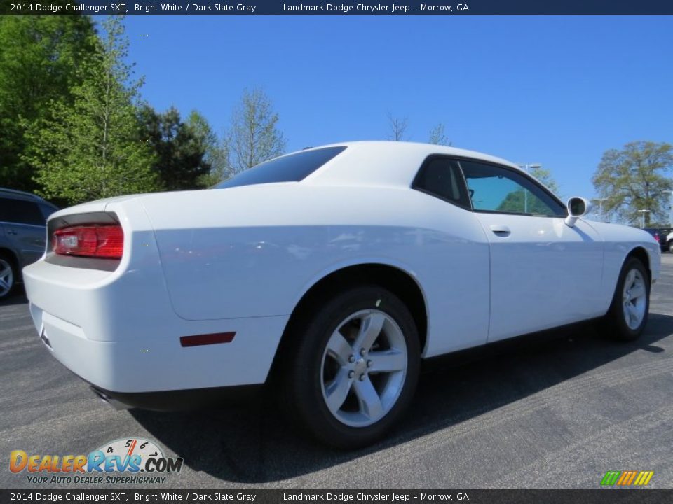 2014 Dodge Challenger SXT Bright White / Dark Slate Gray Photo #3