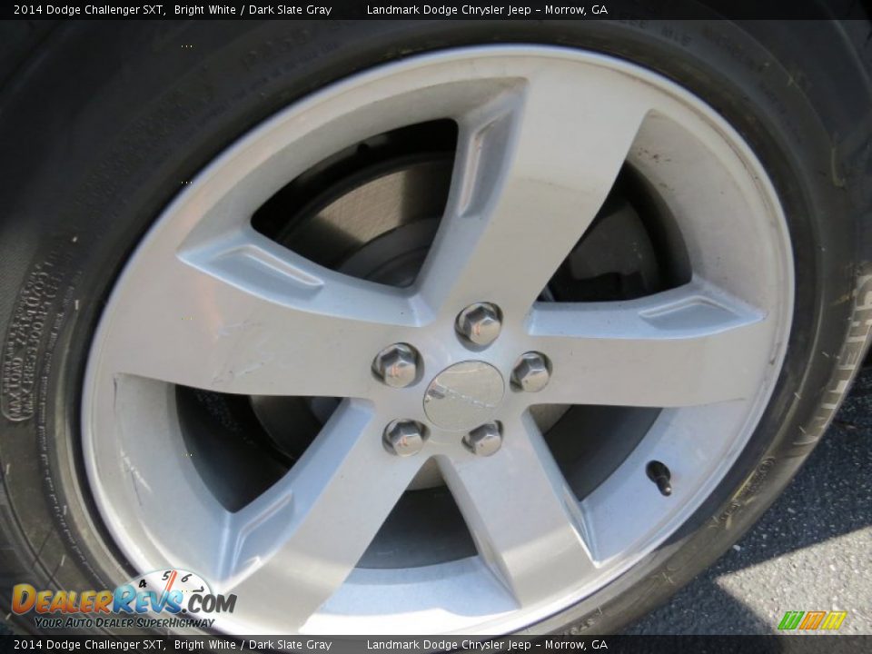 2014 Dodge Challenger SXT Bright White / Dark Slate Gray Photo #5