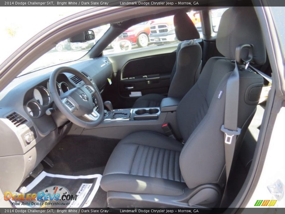 2014 Dodge Challenger SXT Bright White / Dark Slate Gray Photo #6