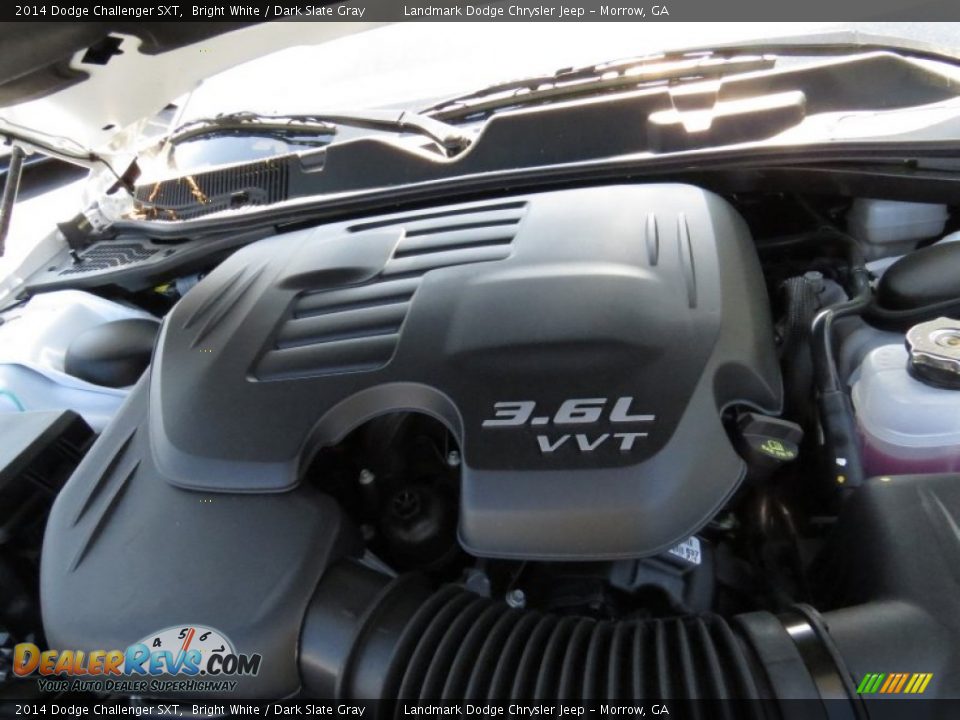 2014 Dodge Challenger SXT Bright White / Dark Slate Gray Photo #8