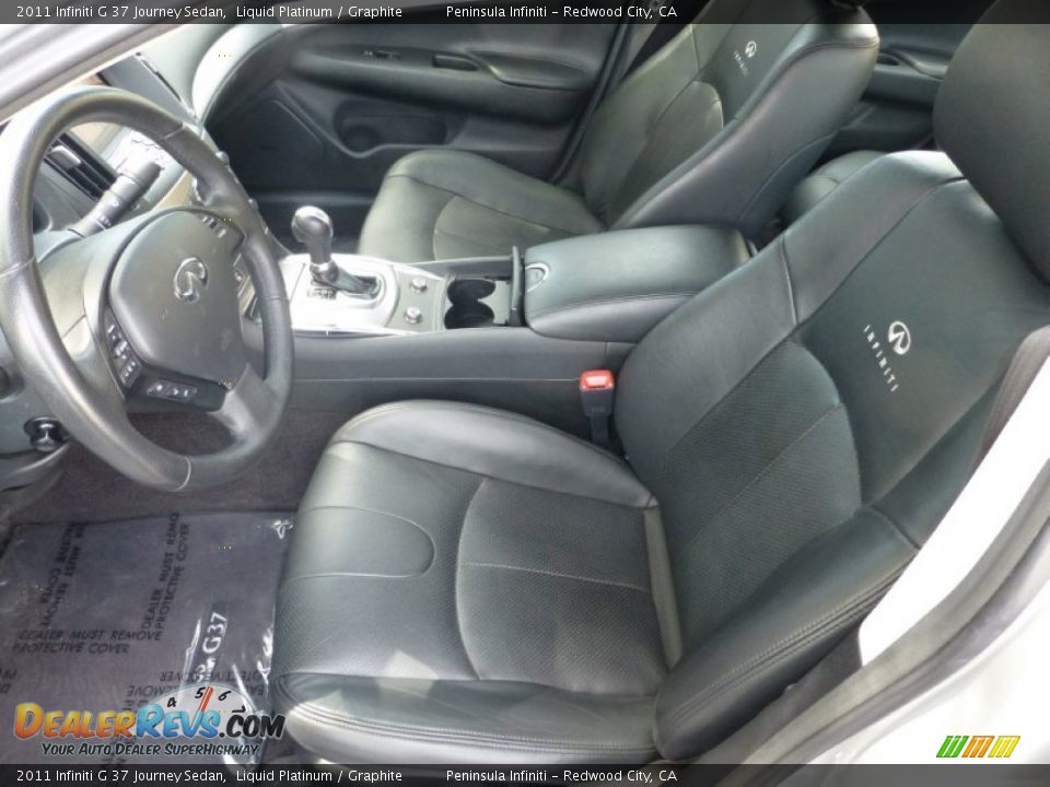 2011 Infiniti G 37 Journey Sedan Liquid Platinum / Graphite Photo #6