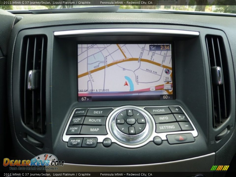 2011 Infiniti G 37 Journey Sedan Liquid Platinum / Graphite Photo #7