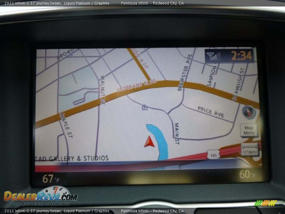 2011 Infiniti G 37 Journey Sedan Liquid Platinum / Graphite Photo #8
