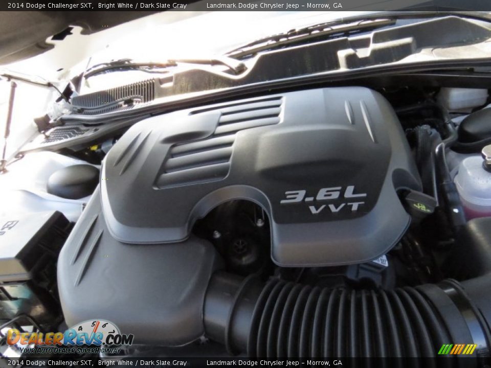 2014 Dodge Challenger SXT Bright White / Dark Slate Gray Photo #8