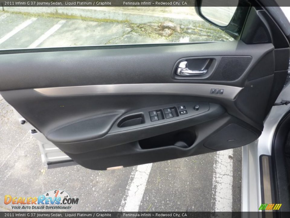 2011 Infiniti G 37 Journey Sedan Liquid Platinum / Graphite Photo #18