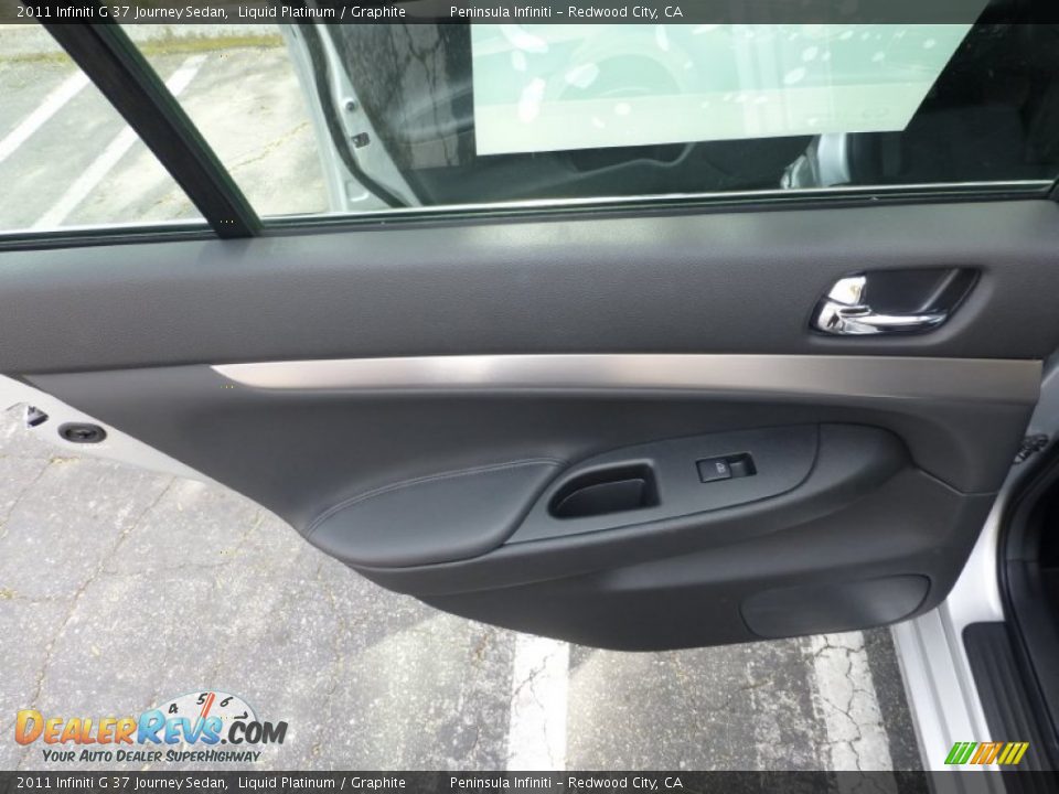 2011 Infiniti G 37 Journey Sedan Liquid Platinum / Graphite Photo #19