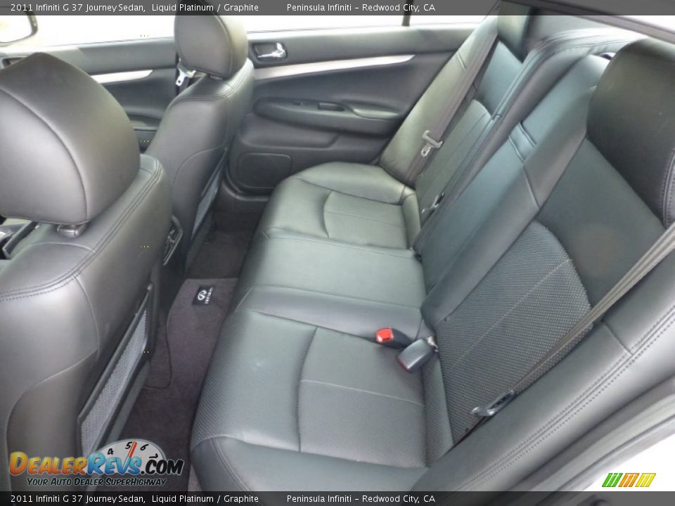 2011 Infiniti G 37 Journey Sedan Liquid Platinum / Graphite Photo #20