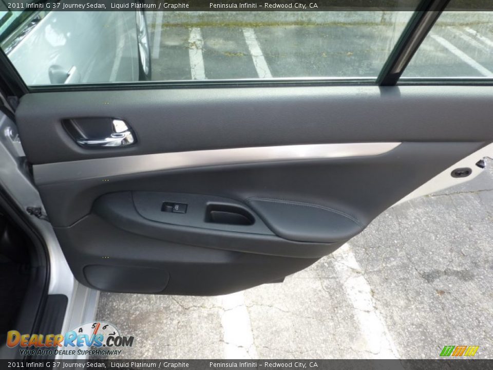 2011 Infiniti G 37 Journey Sedan Liquid Platinum / Graphite Photo #22