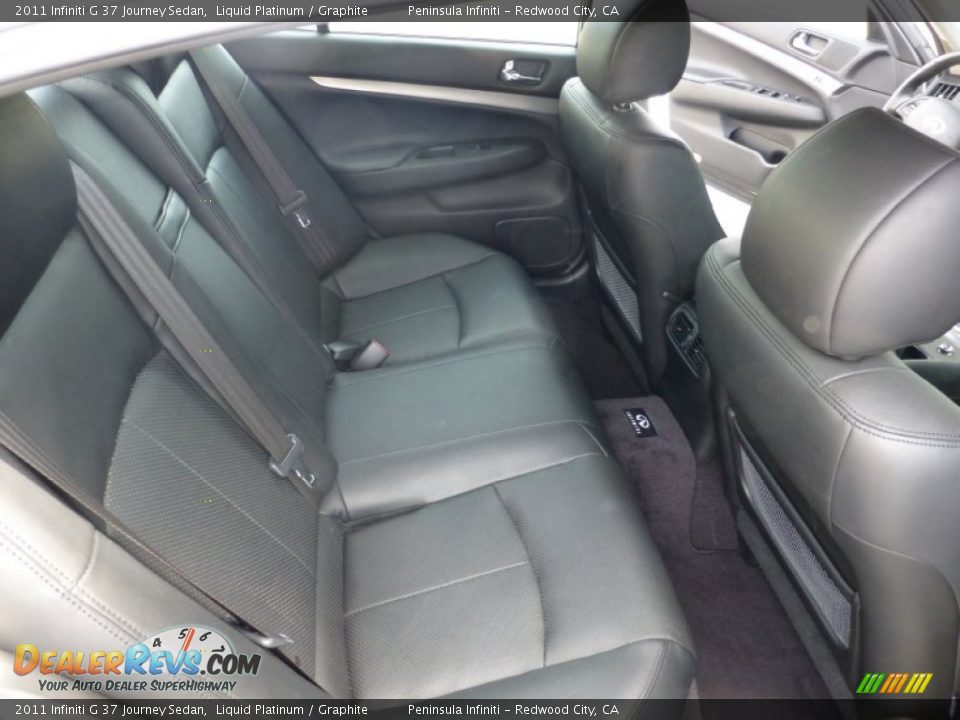 2011 Infiniti G 37 Journey Sedan Liquid Platinum / Graphite Photo #23