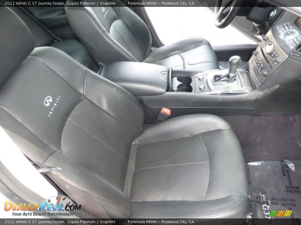 2011 Infiniti G 37 Journey Sedan Liquid Platinum / Graphite Photo #25