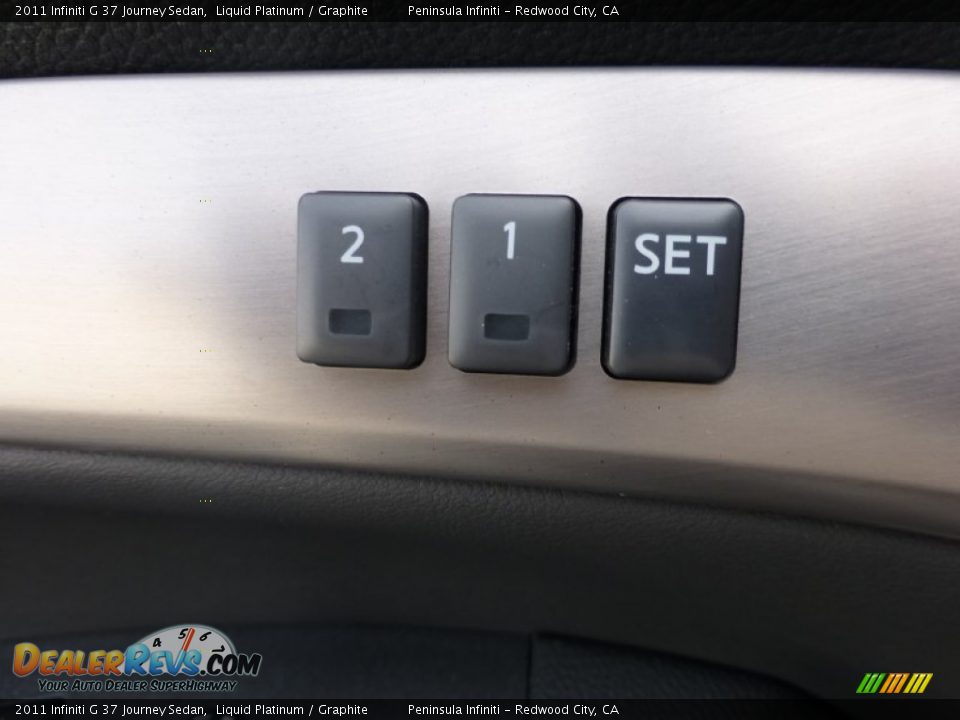 2011 Infiniti G 37 Journey Sedan Liquid Platinum / Graphite Photo #27