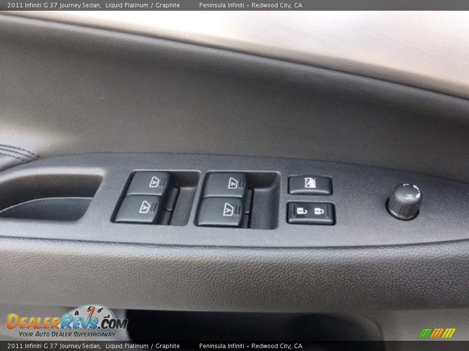 2011 Infiniti G 37 Journey Sedan Liquid Platinum / Graphite Photo #28