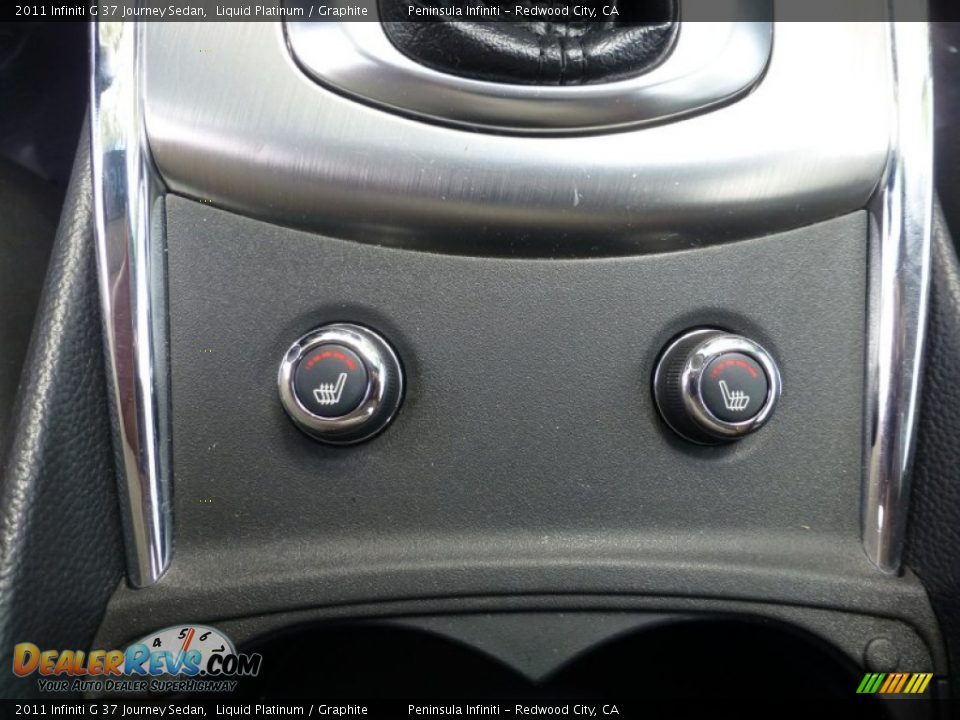 2011 Infiniti G 37 Journey Sedan Liquid Platinum / Graphite Photo #29