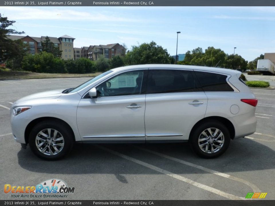 2013 Infiniti JX 35 Liquid Platinum / Graphite Photo #2